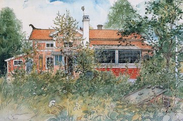 hütte Ölbilder verkaufen - die Hütte Carl Larsson